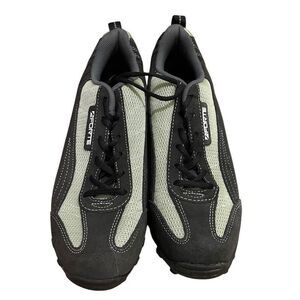 Forte Mens Transverse Euro Size 42 Black Green Cycling Shoes Indoor Outdoor Clip